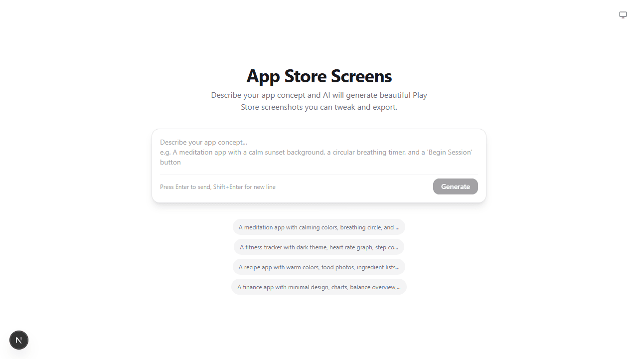 App Store Screens